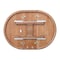 International Concepts Round 36 in Round Top Pedestal Table with 12 in Leaf, 30.1 in H, Distressed Oak, 36 in W, 48 in L K42-36RXT-27B - alternate 5
